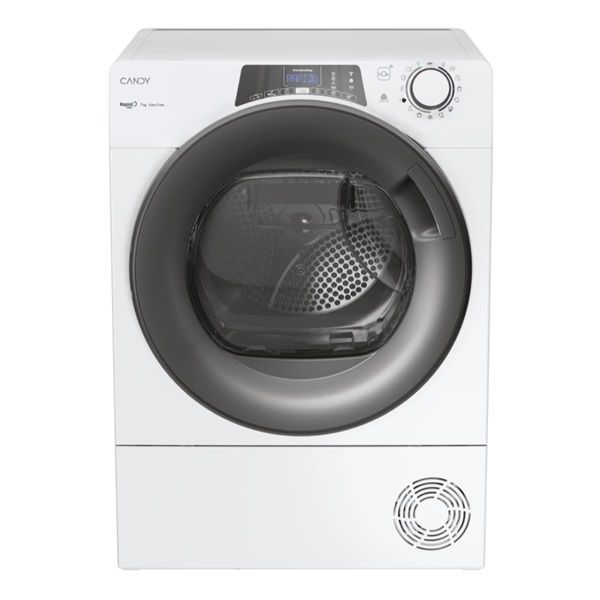 Candy RP4 H7A2TRE-S fehér, 7 kg, hőszivattyús, keskeny, szárítógép