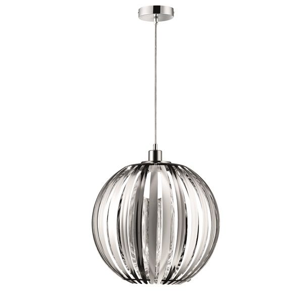 TRIO 304100106 Zucca 60W króm függesztett lámpatest