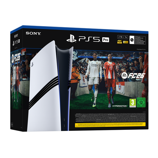 PlayStation®5 Pro 2 TB FC 26 Bundle játékkonzol csomag
