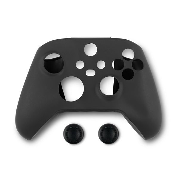 Spartan Gear 2808151 Xbox Series X|S kontroller szilikon skin fekete + hüvelykujj csúszásgátló