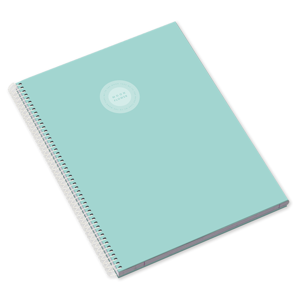 Ambar Moonflower Campus Pastel A4 80 lap kockás spirálfüzet