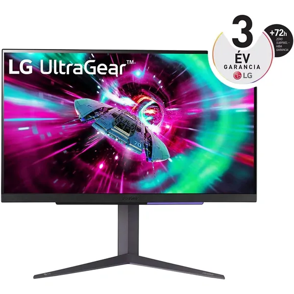 LG 27" 27GR93U UHD IPS 144Hz HDMI/DP/USB gamer monitor