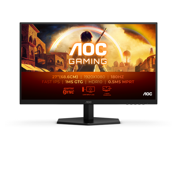 AOC 27" 27G42E FHD IPS 180Hz HDMI/DP gamer monitor