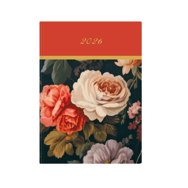 Kalendart Joy 2026 J022 B6 Rokokó napi beosztású határidőnapló