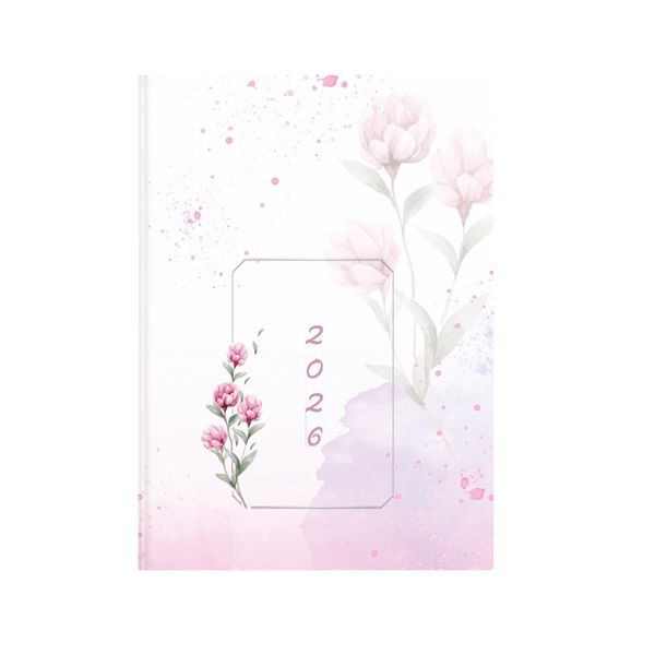 Kalendart Joy 2026 J022 B6 Pünkösdi rózsa napi beosztású határidőnapló