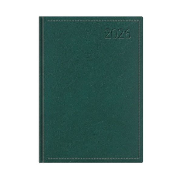 Kalendart Traditional 2026 T011 B5 heti beosztású zöld határidőnapló