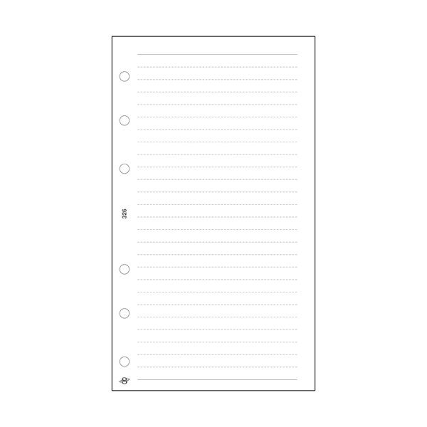 Kalendart Saturnus S326/F vonalas jegyzetlap gyűrűs naptár kiegészítő