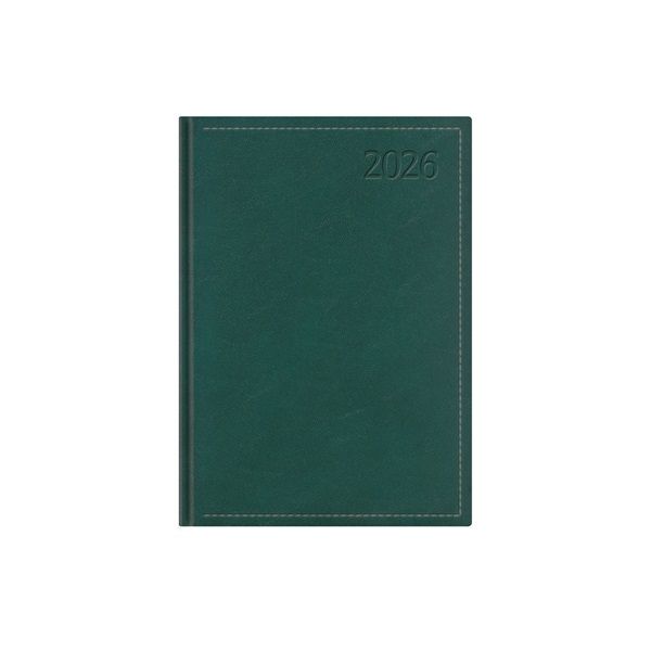 Kalendart Traditional 2026 T012 B6 heti beosztású zöld határidőnapló