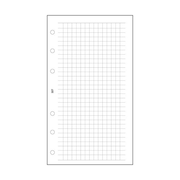 Kalendart Saturnus S327/F négyzethálós jegyzetlap gyűrűs naptár kiegészítő