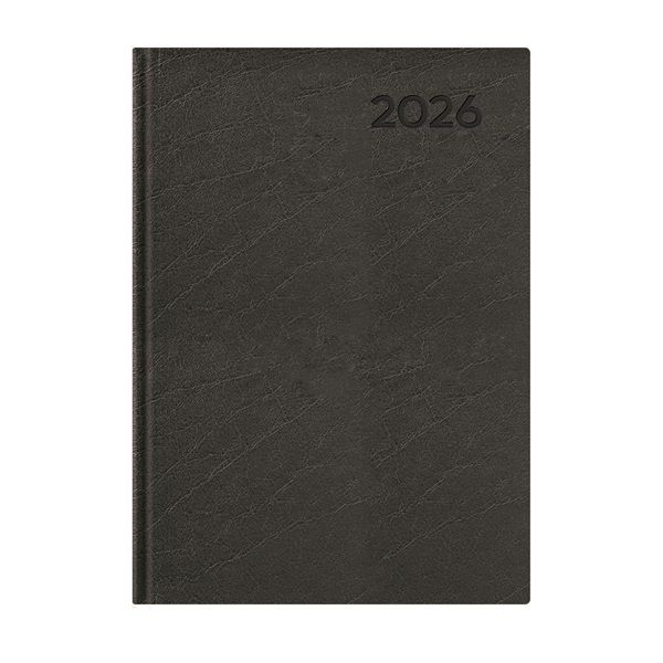 Kalendart Economic 2026 E011 B5 heti beosztású fekete határidőnapló