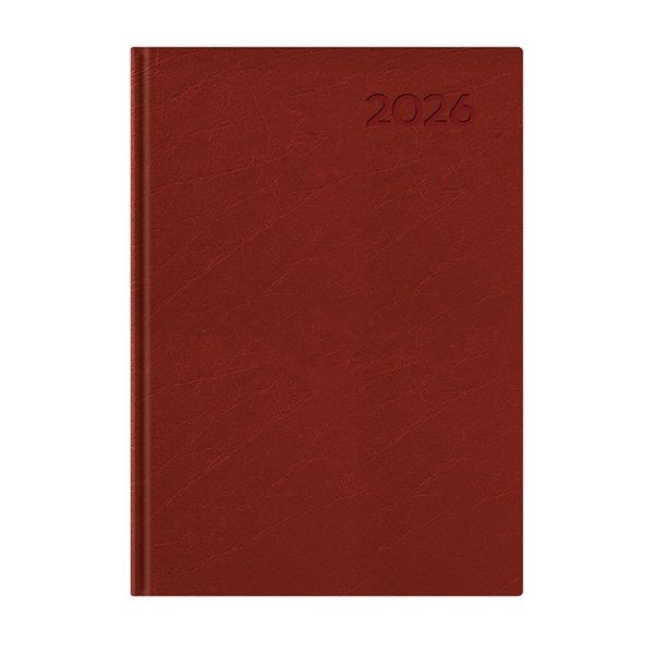 Kalendart Economic 2026 E011 B5 heti beosztású bordó határidőnapló