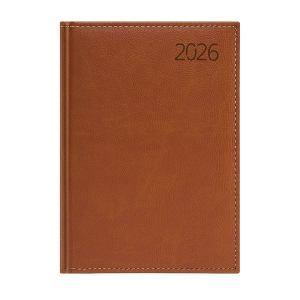 Kalendart Business 2026 B011 B5 heti beosztású barna határidőnapló