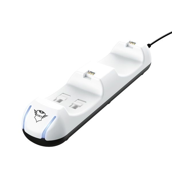 Trust 24173 GXT 251 Duo PS5 fehér kontroller töltőállomás