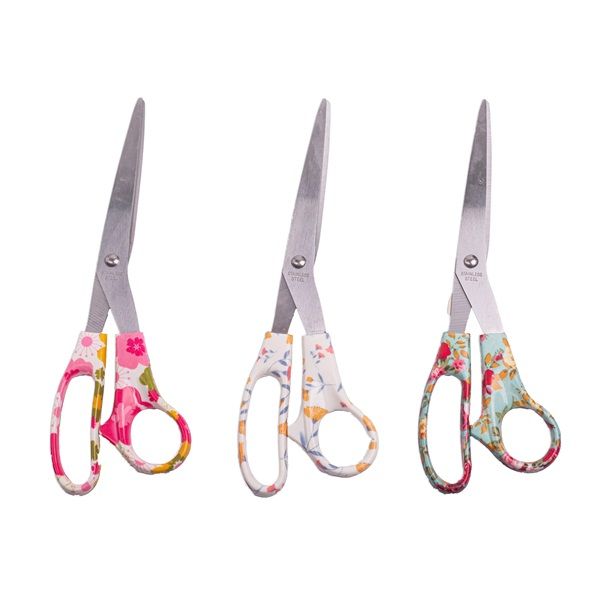 IRIS olló acél virág 3 féle szín