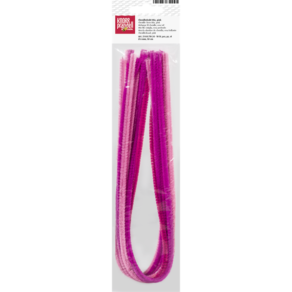 Knorr Prandell 6 mm 10 db/csomag pink zsenília drót