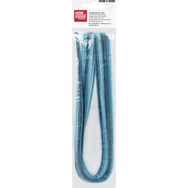 Knorr Prandell 6 mm 10 db/csomag türkiz zsenília drót