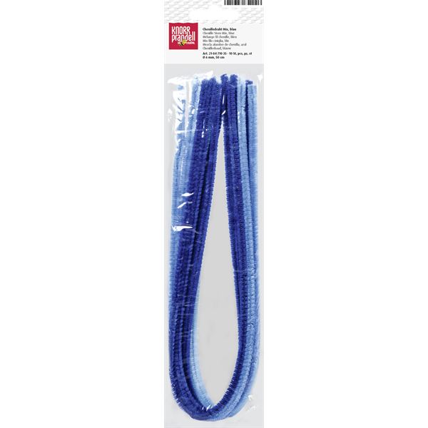 Knorr Prandell 6 mm 10 db/csomag kék zsenília drót