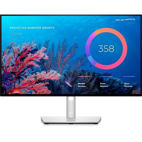 Dell 23,8" U2422HE UltraSharp FHD IPS HDMI/DP/USB/LAN ezüst LED monitor