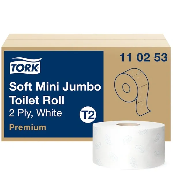 Tork 110253 Prémium Soft Mini Jumbo 12 tek. 2 rét. toalettpapír