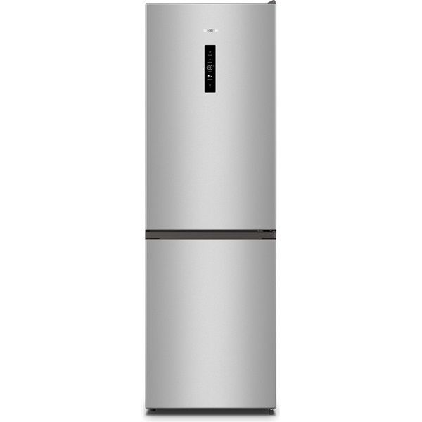 Gorenje NRK6192AS4 szürke, alulfagyasztós, Hűtő:207L, Fagyasztó:97L, No frost Plus hűtőszekrény