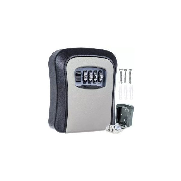 Malatec számzáras kulcsszéf, kisméretű, falra szerelhető kulcstároló doboz
