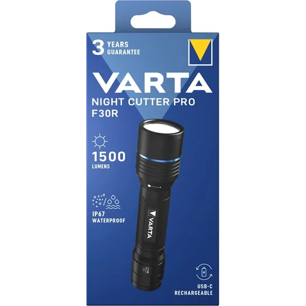 Varta 18921101111 Night Cutter Pro F30R LED újratölthető zseblámpa