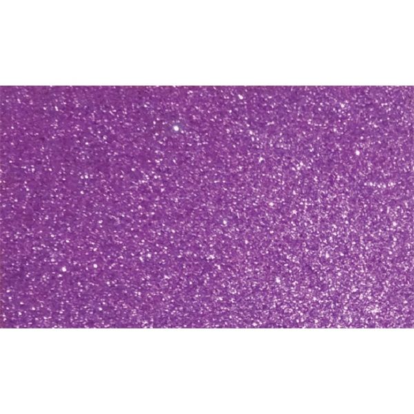 Kreatív 20x30cm öntapadós 2mm glitteres lila dekorgumilap