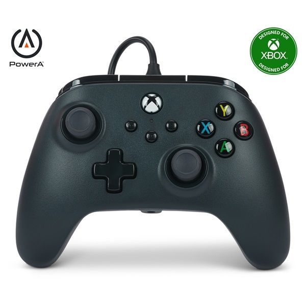 PowerA 1519265-03 Xbox Series X|S/Xbox One vezetékes fekete kontroller