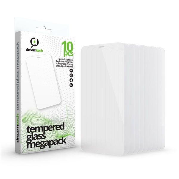 Dreamtech 125899 A13 4G / A13 5G / A32 5G/ A04 / A04S / A03 / A03s /A02s / A12 MEGAPACK 10 db üveg kijelzővédő fólia
