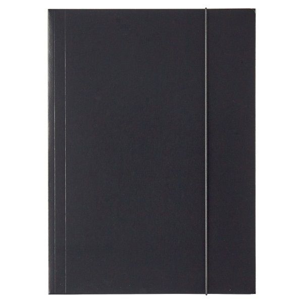 Esselte Economy A4 fekete karton gumis mappa