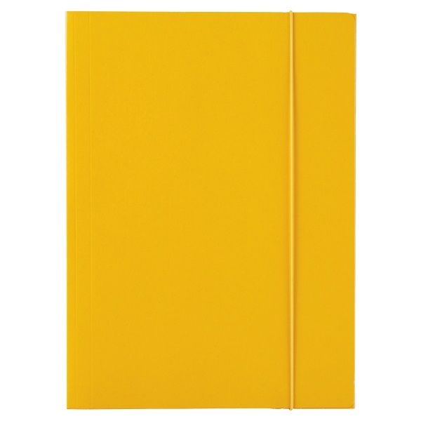 Esselte Economy A4 sárga karton gumis mappa