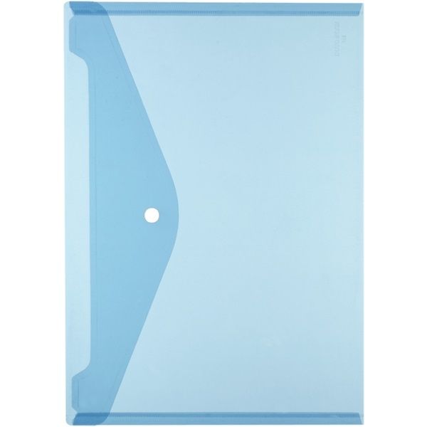 Herlitz PP A4 átlátszó kék patentos tasak