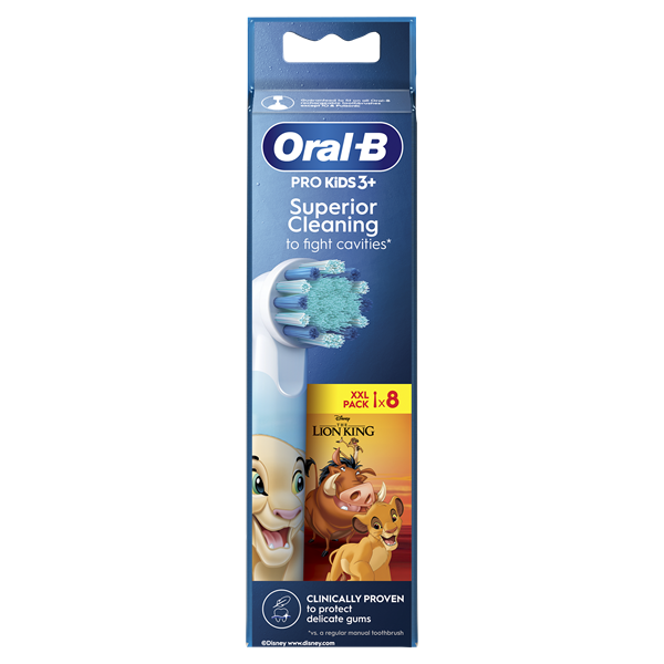 Oral-B EB10-8 Lion King 8 db-os gyerek elektromos fogkefe pótfej szett