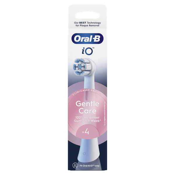 Oral-B iO Gentle Care White 4 db-os RB fogkefefej szett - új