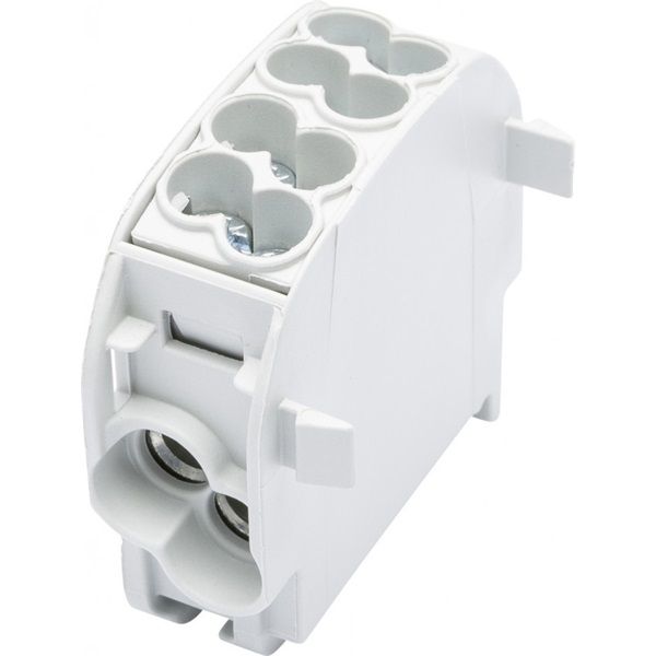 Leipold LEIP080110-0-3 HLAK 25/16 L G ónozott szürke 2x25+2x16mm2 1-p fővezetéki leágazókapocs