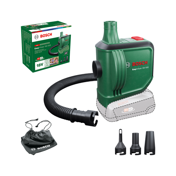 Bosch EasyInflate 18V-500 akkumulátoros kompresszor