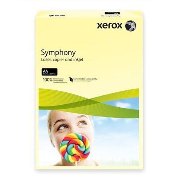 Xerox Symphony A4 160g pasztell citrom másolópapír