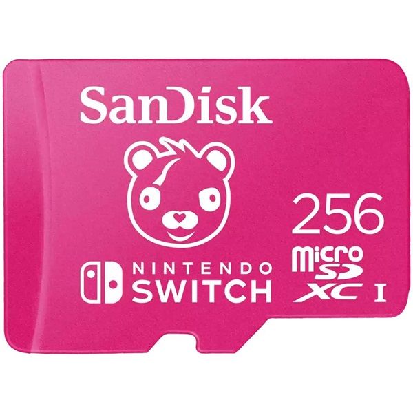 Sandisk 00215473 256GB SD micro Nintendo Switch (SDXC Class 10 UHS-I U3) memóriakártya