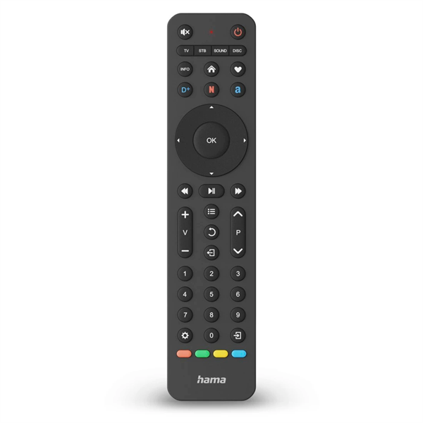 Hama 00221053 FITV 4in1 fekete univerzális távirányító