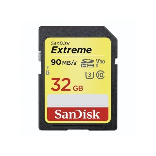 Sandisk 00215402 32GB SD Extreme (SDHC Class 10 UHS-I U3) memóriakártya