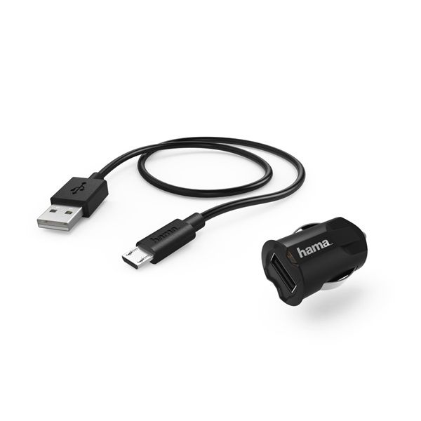 Hama 178380 &quot;Picco&quot;, 2,4A Micro USB autós töltő szett