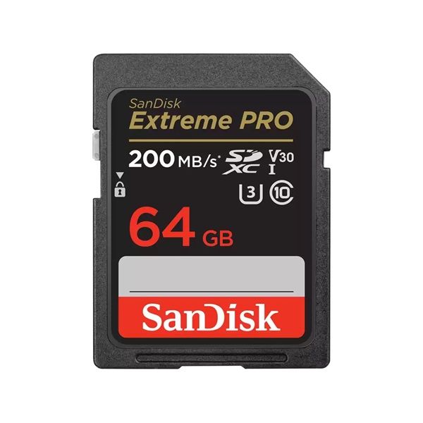 Sandisk 00121595 64GB SD Extreme Pro (SDXC Class 10 UHS-I U3) memóriakártya