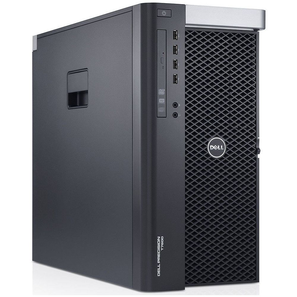 Dell Precision T7600; 2x Xeon E5-2643 3.3GHz/16GB RAM/2x256GB SSD + 2x500GB HDD;DVD-RW/Quadro K5000 4GB/Win 10 Pro 64-bit