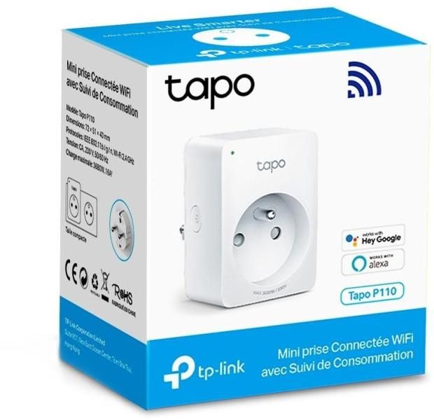 TP-Link Tapo P110 Mini W-Fi-s okos konnektor, erőforrásfigyelő