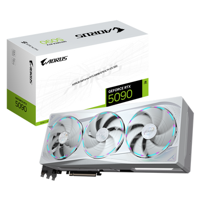 AORUS STEALTH ICE - OC Edition - graphics card - GeForce RTX 5090 - 32 GB