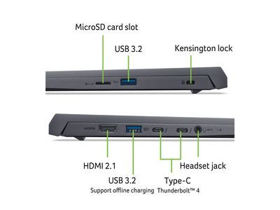 Acer Swift X 14 SFX14-72G - AI Ready - 14.5" - Intel Core Ultra 5 - 125H - 32 GB RAM - 1.024 TB SSD - German