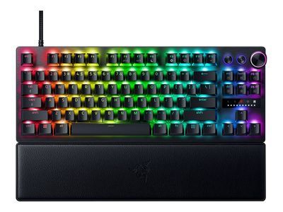 Razer Huntsman V3 Pro - keyboard TKL - with LED array indicator - QWERTZ - German - black Input Device