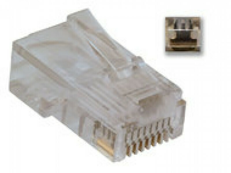 Dugó RJ45 CAT5 (fali kábelhez) Dugó RJ45 CAT5 (fali kábelhez)
