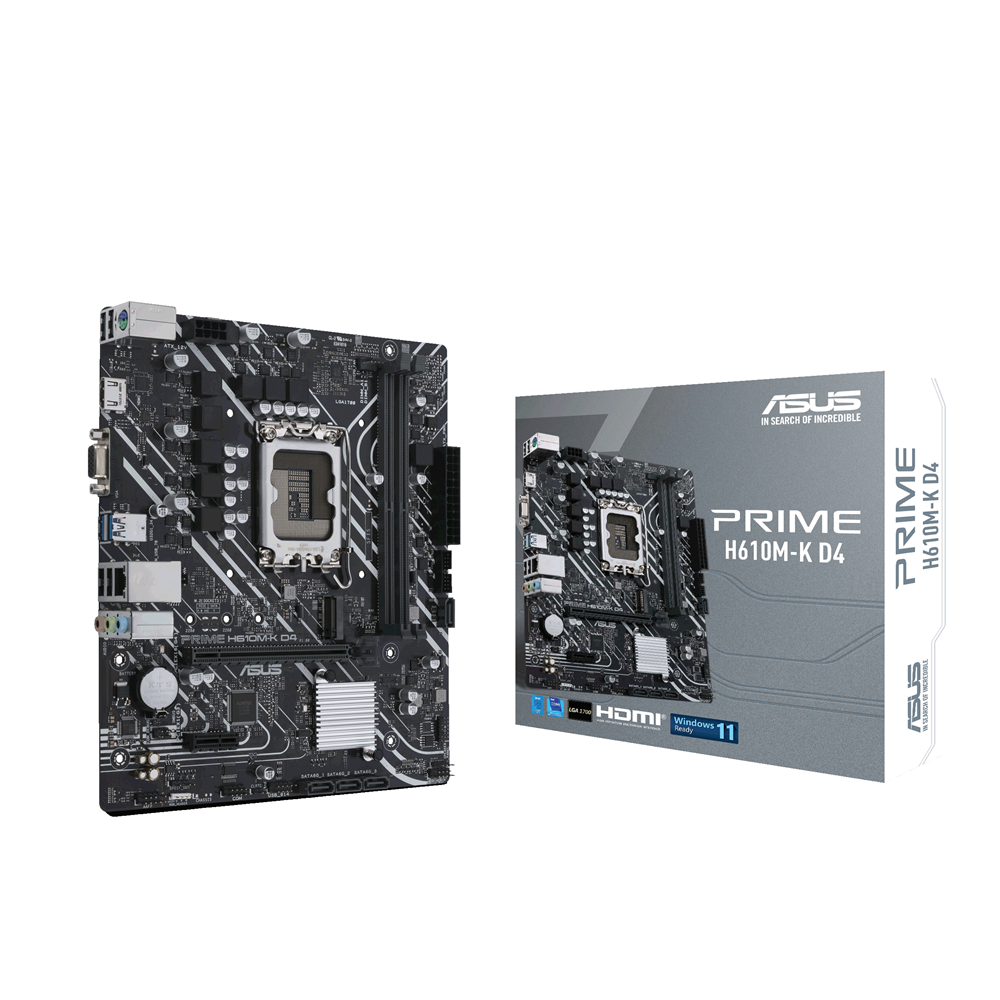 Asus PRIME H610M-K D4 s1700 Alaplap