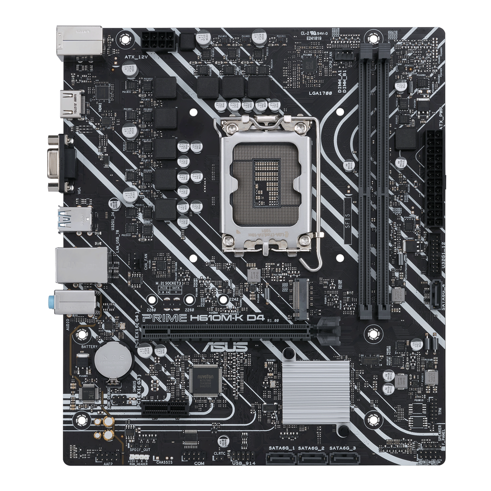 Asus PRIME H610M-K D4 s1700 Alaplap